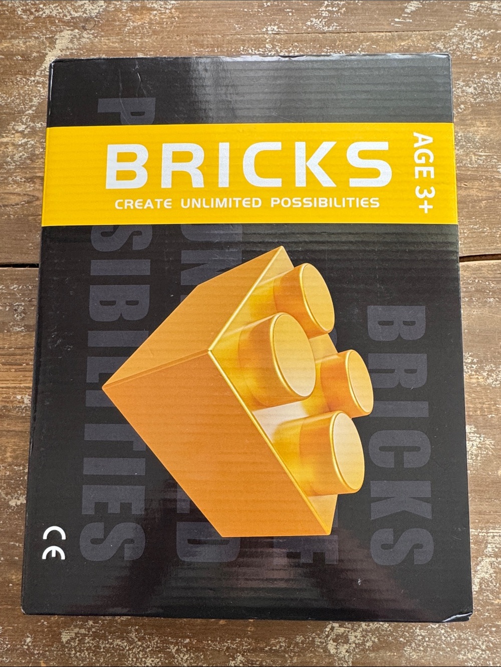 NWT Phoenix Building Set BRICKS Building Block Set - Yellow/Gold